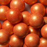 Sweetworks Gumball Shimmer, Orange, 2 Pound