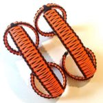 Happy Jeepinit Jeep Wrangler Roll Bar Grab Handles, Paracord, Set of 2, Pick Your Colors (TJ, Orange)