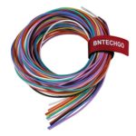 BNTECHGO 22 Gauge Silicone Wire Kit Ultra Flexible 10 Color High Resistant 200 deg C 600V Silicone Rubber Insulation 22 AWG Silicone Wire 60 Strands of Tinned Copper Wire Stranded Wire Model Cable