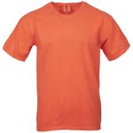 Comfort Colors Men’s Adult Short Sleeve Tee, Style 1717, Neon Red Orange, Large