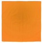 Large 100% Cotton Solid Color Blank Bandanas (22″ x 22″) – Solid Neon Orange Dozen Packed 22×22 – for Custom Printing, Handkerchief, Headband, Head Scarf – Double Sided Blank Color