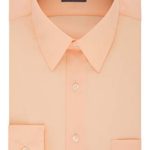 Van Heusen Men’s Dress Shirt Regular Fit Poplin Solid, Scallop, 16.5″ Neck 32″-33″ Sleeve