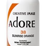 Adore Semi-Permanent Haircolor #038 Sunrise Orange 4 Ounce (118ml) (2 Pack)