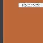 Graph paper notebook journal: The large minimalists quadrille planner for creativity, design development, plotting graphs, mathematics, self … – Squash orange colour cover art design