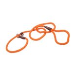 Remington Braided Rope Dog Slip Leash | Safety Orange Color | 6-Feet Long (1-Pack)