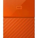 WD 4TB Orange My Passport  Portable External Hard Drive – USB 3.0 – WDBYFT0040BOR-WESN
