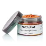 MOFAJANG Unisex Hair Wax Dye Styling Cream Mud, Upgrated Natural Hairstyle Color Pomade, Washable Temporary,Party Cosplay Daily Use (Orange)