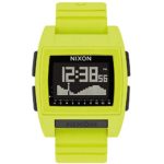NIXON Base Tide Pro A1212-100m Water Resistant Men’s Digital Surf Watch (42mm Watch Face, 24mm Pu/Rubber/Silicone Band)