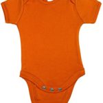 Earth Elements Baby Short Sleeve Bodysuit 6-12 Months Orange