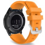 MoKo Gear S3 Frontier/Classic Watch Band, Soft Silicone Replacement Sport Strap for Samsung Gear S3 Frontier / S3 Classic/Galaxy Watch 46mm / Moto 360 2nd Gen 46mm Smart Watch, Orange