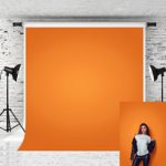 Kate 8x8ft Orange Backdrops for Photographer Photography Pure Color Solid Photo Background Portrait Studio Prop Baby Shoot
