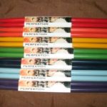 7 PAIR Perfektion Colored Nylon Tip Drum Sticks 2B Size – “Colors of the Rainbow Pack”Red, Orange, Yellow, Green, Dark Blue, Light Blue, Purple (1 pair each color)