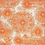 Unique Loom 3138700 Sofia Collection Traditional Vintage Beige Area Rug, 5′ x 8′ Rectangle, Orange