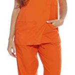 22250V-L Orange Just Love Women’s Scrub Sets / Medical Scrubs / Nursing Scrubs,Orange,Large