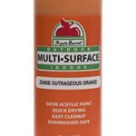 Apple Barrel Multi-Surface Paint in Assorted Colors (8 oz), 22465E Outrageous Orange