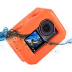 ULANZI OSMO Action Floaty Housing Case for DJI Osmo Action Camera Swimming Diving Snorkeling Water Sports Floating Buoy Surfing Cover Protection Accessories OA-4 Orange Color
