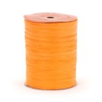 Berwick Offray Matte Orange Raffia Ribbon, 1/4” Wide, 100 Yards