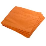 Exquisite 50 Pack of Beverage Paper Napkins The 2 Ply Party Napkins are Highly Absorbent of Vibrant Colors – Orange Napkins