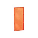 Azar 770820-ORG Pegboard 1-Sided Wall Panel, Orange Translucent Color, 2-Pack