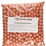 Orange Shimmer Sixlets Candy 1LB Bag