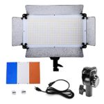 Hakutatz Portable Pro 500 LED Photo Studio Lighting dimmable Panel,Diffuser,2 Color Filters(Orange and Blue),4 Dimmer Switch for Canon Nikon Pentax Sony Panasonic Olympus and Other Digital DSLR Camera