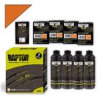 Raptor UP5067 Orange Truck Bed Liner 1US Gallon + 4 Colors Bundle