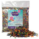 Halloween Sprinkles 2 Pounds-Spooky Scary Colors Orange, Dark Brown, Purple & Light Green