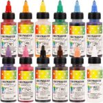 Chefmaster Air Brush Color Variety Pack, Twelve 2 oz. bottles
