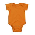 i play. Baby Organic Adjustable Bodysuit, Orange, 24Mo