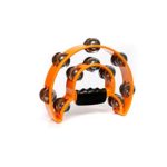Tambourine, Professional Playing Tambourine, Can Use Square Dance Rehearsal And Children’s Music Enlightenment, A Variety Of Colors Available (red, 21 14cm) (Color : Orange-2114cm)
