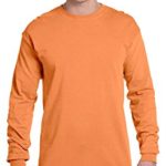 Comfort Colors Ringspun Garment-Dyed Long-Sleeve T-Shirt, Large, MELON
