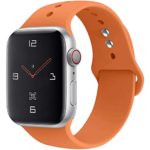 YOUKEX Sport Band Compatible with Apple Watch 38mm 40mm 42mm 44mm,Soft Silicone Strap Replacement Wristbands Compatible with iwatch Sport Series 4 Series 3 Series 2 Series 1 Edition