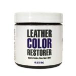 Leather Hero Leather Color Restorer & Applicator- Repair, Recolor, Renew Leather & Vinyl Sofa, Purse, Shoes, Auto Car Seats, Couch-4oz (Cognac)