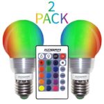 Kobra LED Color Changing Light Bulb with Remote Control – 16 Different Color Choices Smooth, Fade, Flash or Strobe Mode – Smart Remote Lightbulb – RGB & Multi Colored – Makes a Perfect Gift