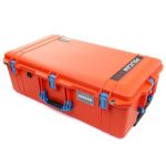 Pelican Orange & Blue 1615 case. Comes Empty Wheels.