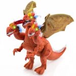 Walking Three Heads Dinosaurs Electronic Pet Doing Color:(Green/Orange Colors May Vary)