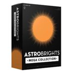 Astrobrights Mega Collection 320 Sheets, 65 lb/176 gsm, Bright Orange Colored Cardstock, 8 ½ x 11 – MORE SHEETS! (91626)