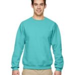 Jerzees mens 8 oz. 50/50 NuBlend Fleece Crew(562)-SAFETY ORANGE-XL