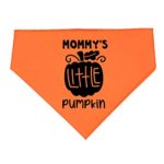 Mashed Clothing – Mommy’s Little Pumpkin – Bandana for Dogs Assorted Colors (Orange)