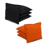 Free Donkey Sports ACA Regulation Cornhole Bags (Set of 8) (Black and Orange) 25 Colors to Choose from.