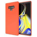 NALIA Phone Cover Compatible with Samsung Galaxy Note 9, Ultra-Thin TPU Case Neon Silicone Back Protector Rubber Soft Back Skin, Protective Shockproof Slim Gel Smartphone Bumper, Color:Orange