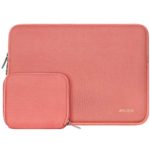 MOSISO Water Repellent Neoprene Sleeve Bag Cover Compatible with 13-13.3 inch Laptop with Small Case, Living Coral