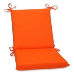 Pillow Perfect Outdoor Sundeck Squared Chair Cushion, Orange