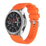 ANCOOL Compatible with Gear S3 Bands Soft Silicone Watch Bands Replacement for Galaxy Watch 46mm/Gear S3 Smartwatches (Large, Orange)