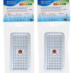Wisesorb 40g Indicating Silica Gel Dehumidifier Desiccant Tin Canister, Wisetin Orange to Green Color Changing, SG-40 No Cobalt (II) Chloride-Reusable (Pack of 2)