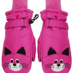 SimpliKids Children’s Winter Thinsulate Insulated Waterproof Ski Mittens,Animal