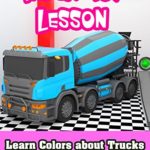 Learn Colors about Trucks with Suprise Slide Game