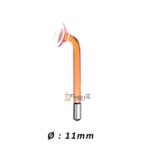 Project E Beauty 11mm Portable High Frequency Device Neon Gas Orange Red Colour Mushroom Electrode Beauty Parts