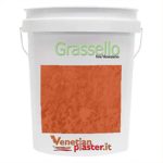 FirmoLux Grassello Authentic Venetian Plaster | Polished Plaster | Made in Italy from Lime, Marble & Other Natural Aggregates | Red Tone Colors (15) | Color: SW6883 Raucous Orange