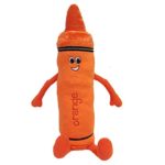 KIDS PREFERRED My First Crayon Orange Beanbag Plush, 12″